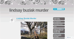 Desktop Screenshot of lindsaybuziakmurder.com