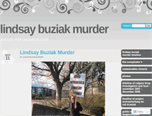 Tablet Screenshot of lindsaybuziakmurder.com